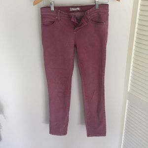 Free People roller skinny jeans